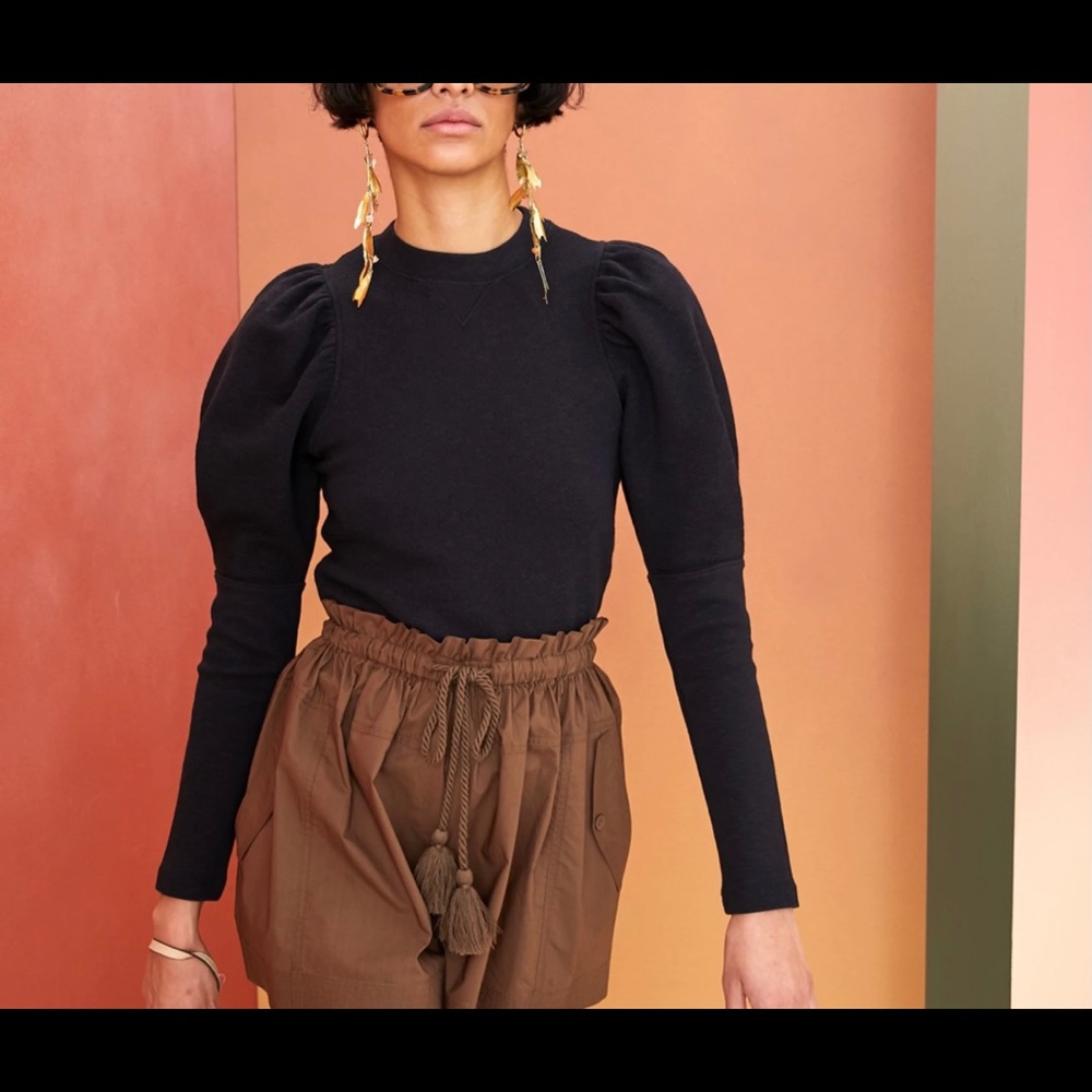 Ulla Johnson Philo Puff Sleeve Sweatshirt